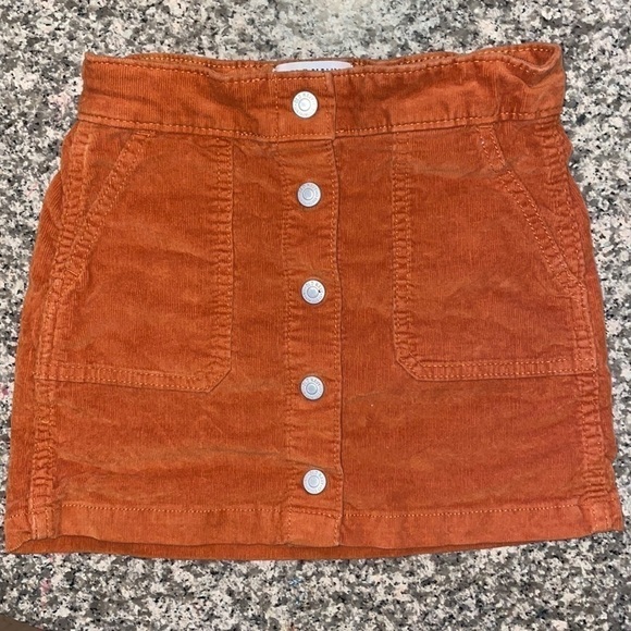 Old Navy corduroy button down skirt. Size small - Picture 1 of 4